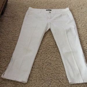 White House black market denim capris